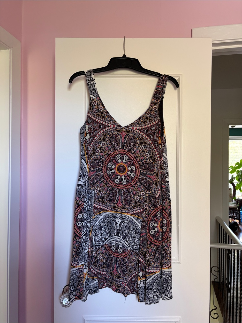 Sanctuary Sleeveless Mini Dress - Multicolor Medallion Print
